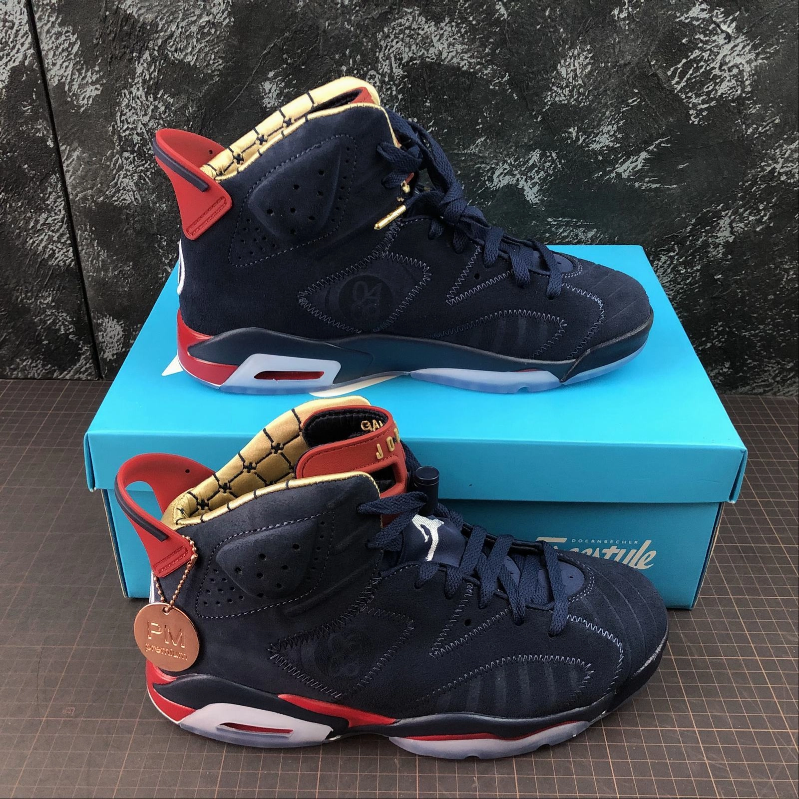 Air Jordan 6 Retro DB Midnight Navy-White CI6293-416 Long Lasting