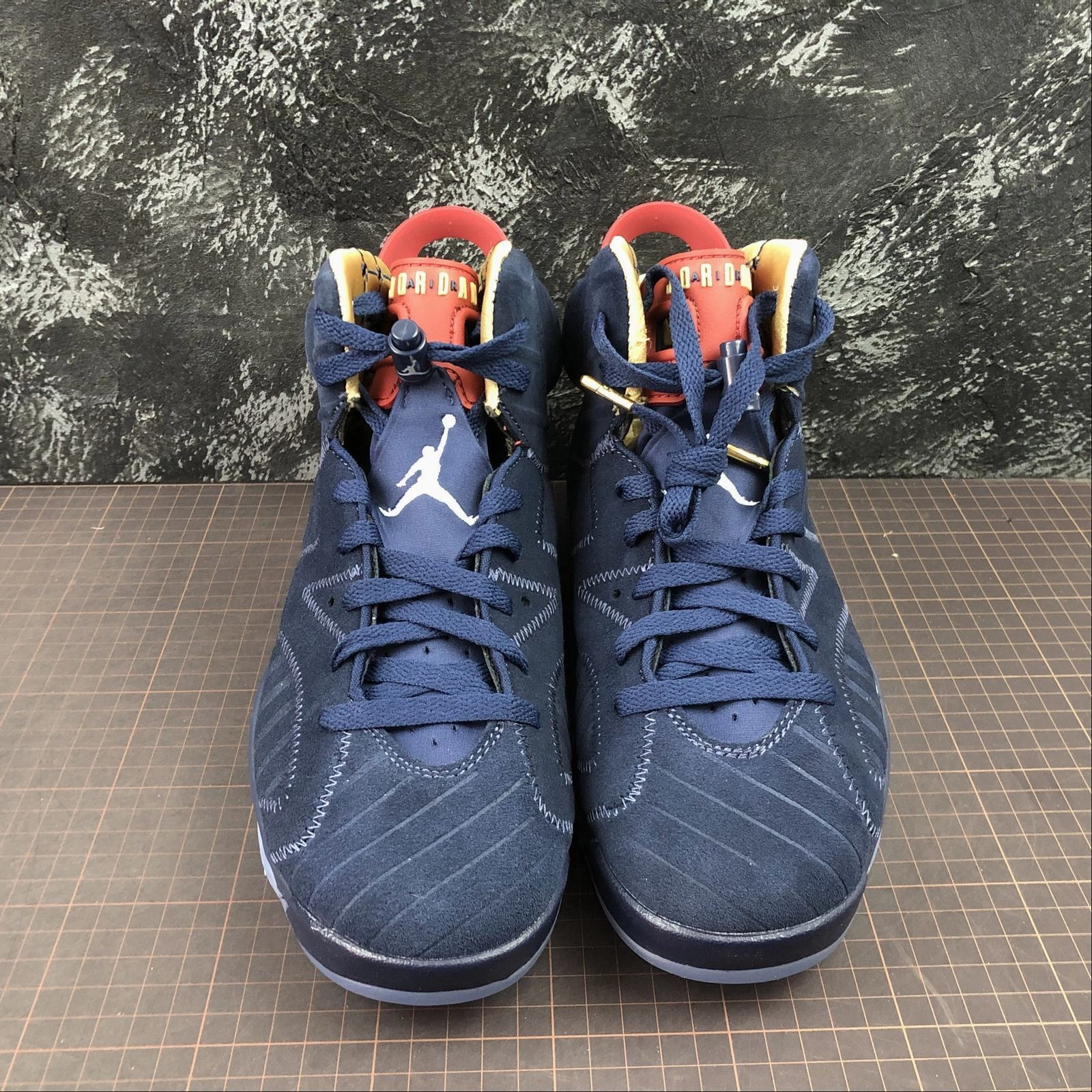 Air Jordan 6 Retro DB Midnight Navy-White CI6293-416 Performance Stability Vertical Cushion Pods