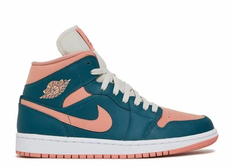 Trainer Shoes Air Jordan 1 Mid Dark Teal Green (W)