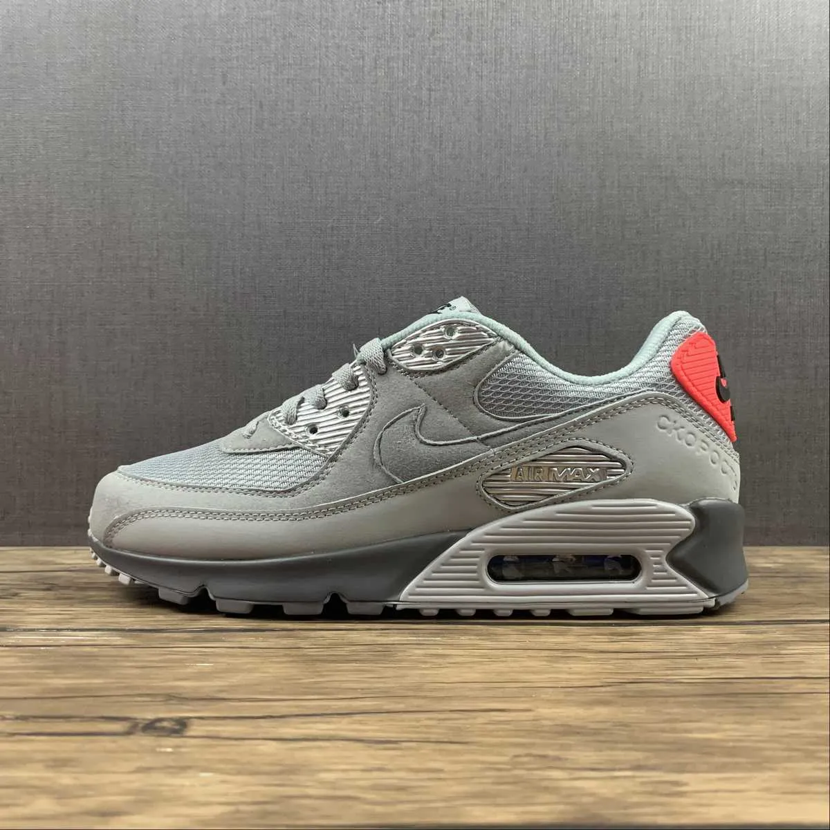niche - market - brand shoes Functional Gear Air Max 90 Moscow Smoke Grey Infrared Laser Blue DC4466-001