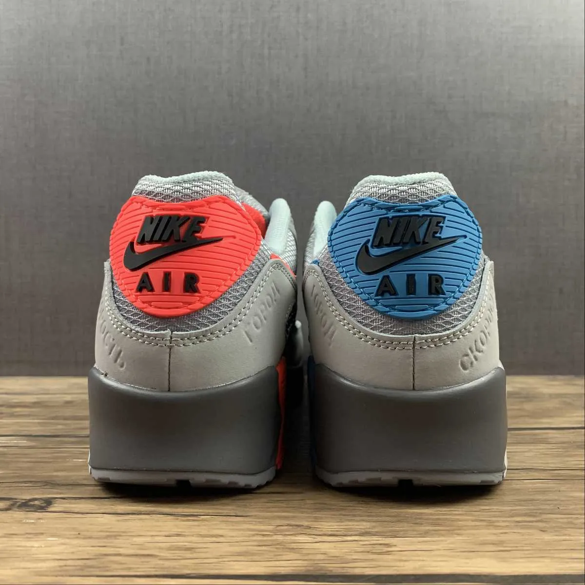 cushioned shoe qualities molded - insole Air Max 90 Moscow Smoke Grey Infrared Laser Blue DC4466-001