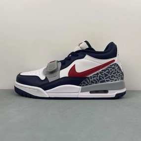 Air Jordan Legacy 312 Low White Varsity Red CD7069-164 Advanced Shock Diffusion