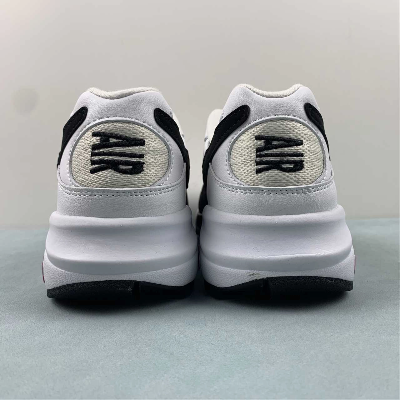 Air Grudge 95 White Black Red 102026-011 social interaction foam - filled shoes