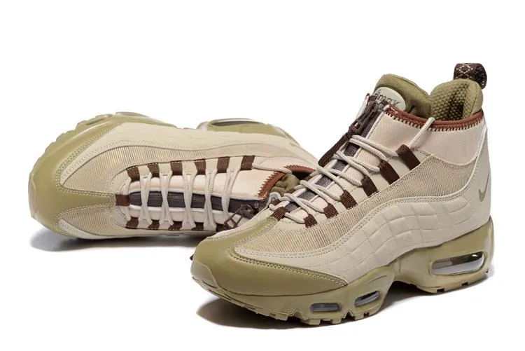 Air Max 95 Sneakerboot Desert Khaki Beige 806809-200 Grass mesh - upper - material - breathability shoes