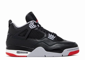 Neutral Base Perforated Upper Design Air Jordan 4 Retro Bred Reimagined