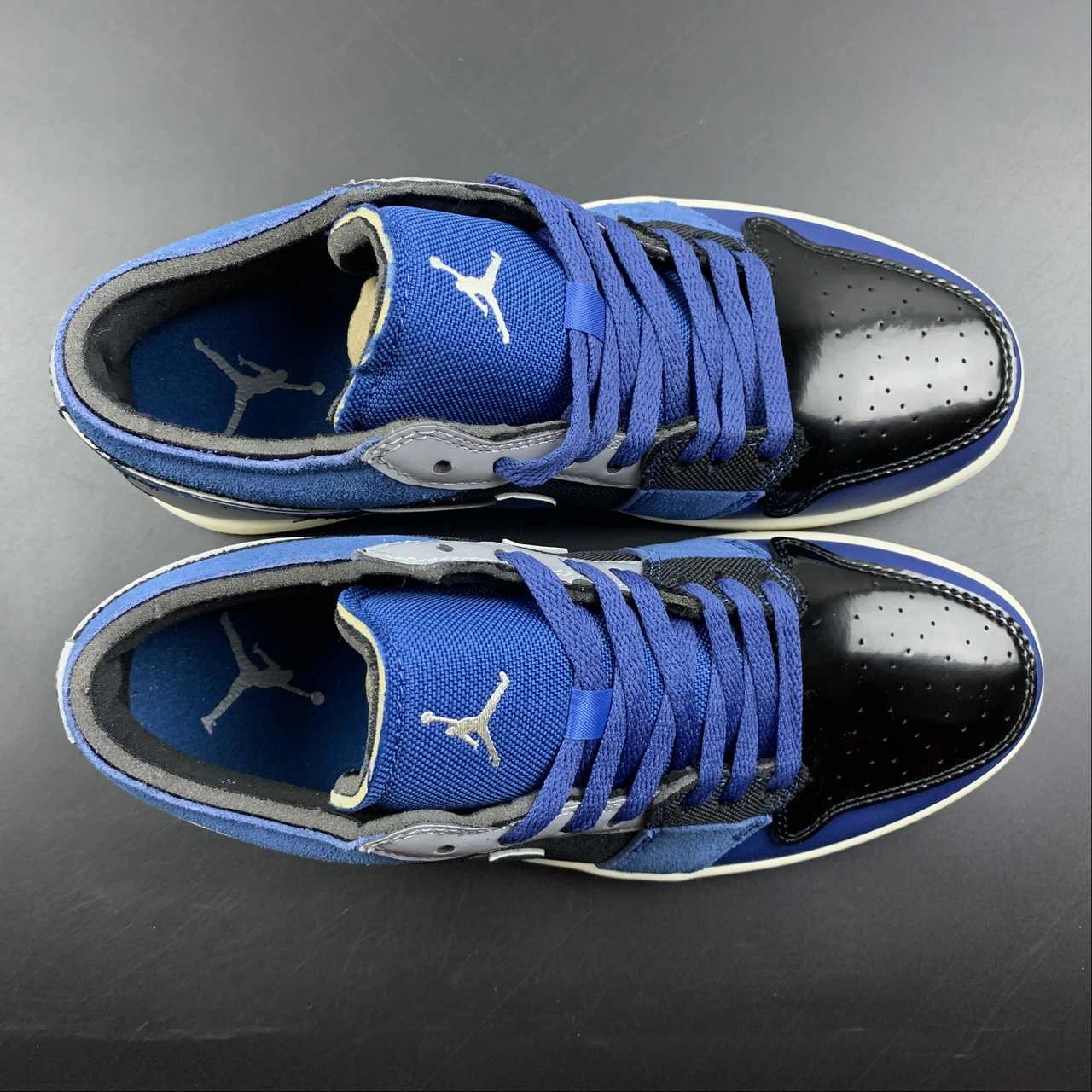 Low Touch Air Jordan 1 Low Joint Blue DR8867-400