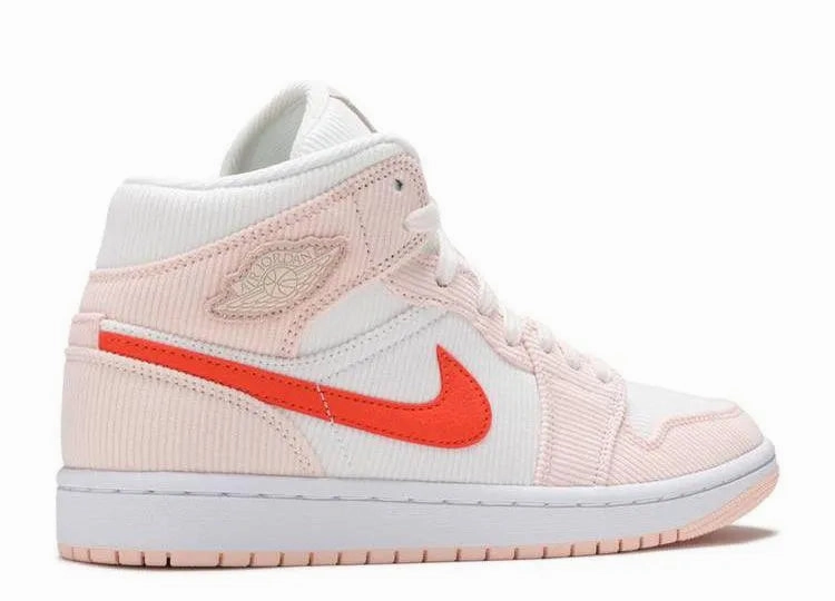 Textured Grip Surface Air Jordan 1 Mid Corduroy (W)