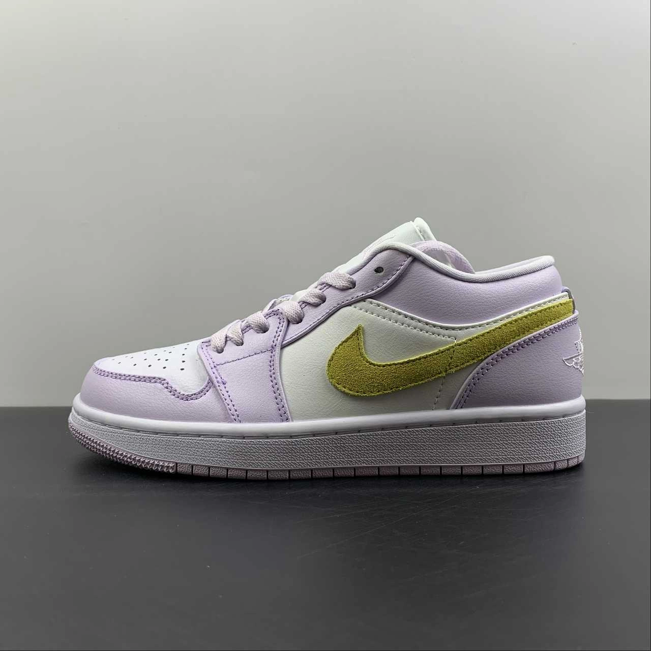 Agile Movement Air Jordan 1 Low Barely Grape White Lemon Wash DC0774-501