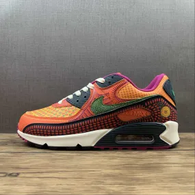 Air Max 90 Day of the Dead Deep Ocean University Gold Cactus Flower DC5154-458 professional quality