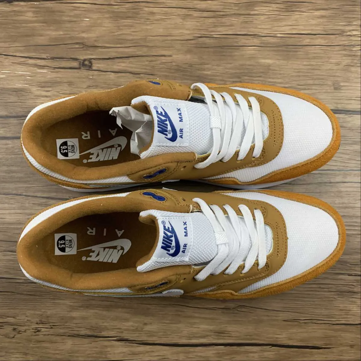 running gloves Air Max 1 Premium Retro Curry Dark True White Curry 908366-700