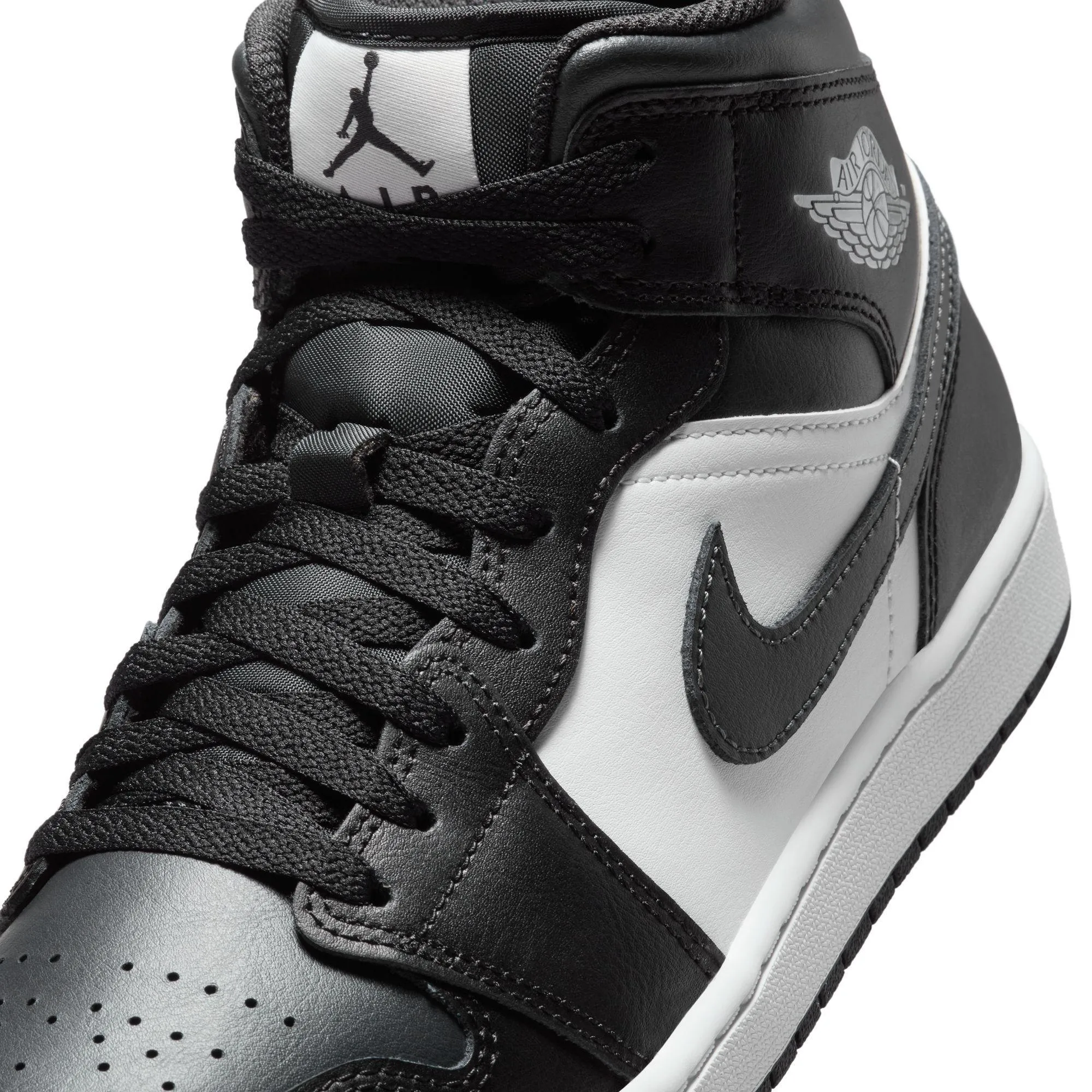 Air Jordan 1 Mid Black/Off Noir-Summit White