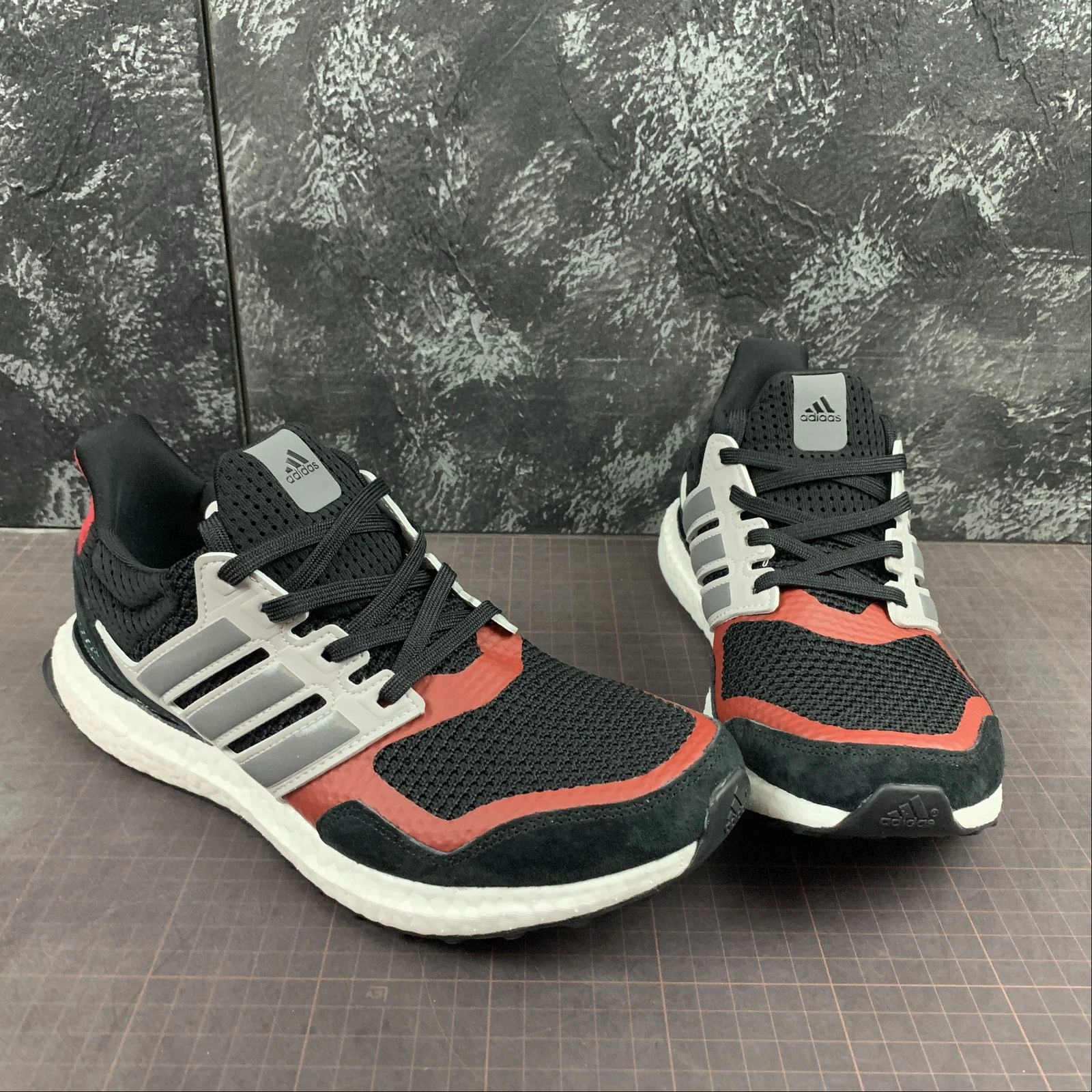 Adidas UltraBoost S&L Black Grey Red Fashionable Look Training Ease