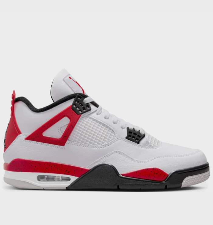 Nike Air Jordan 4 Retro Red Cement Athletic Look