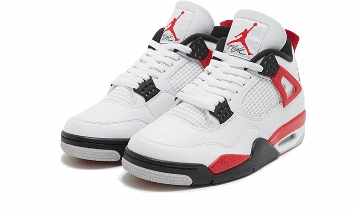 Run Mode Air Jordan 4 Retro Red Cement