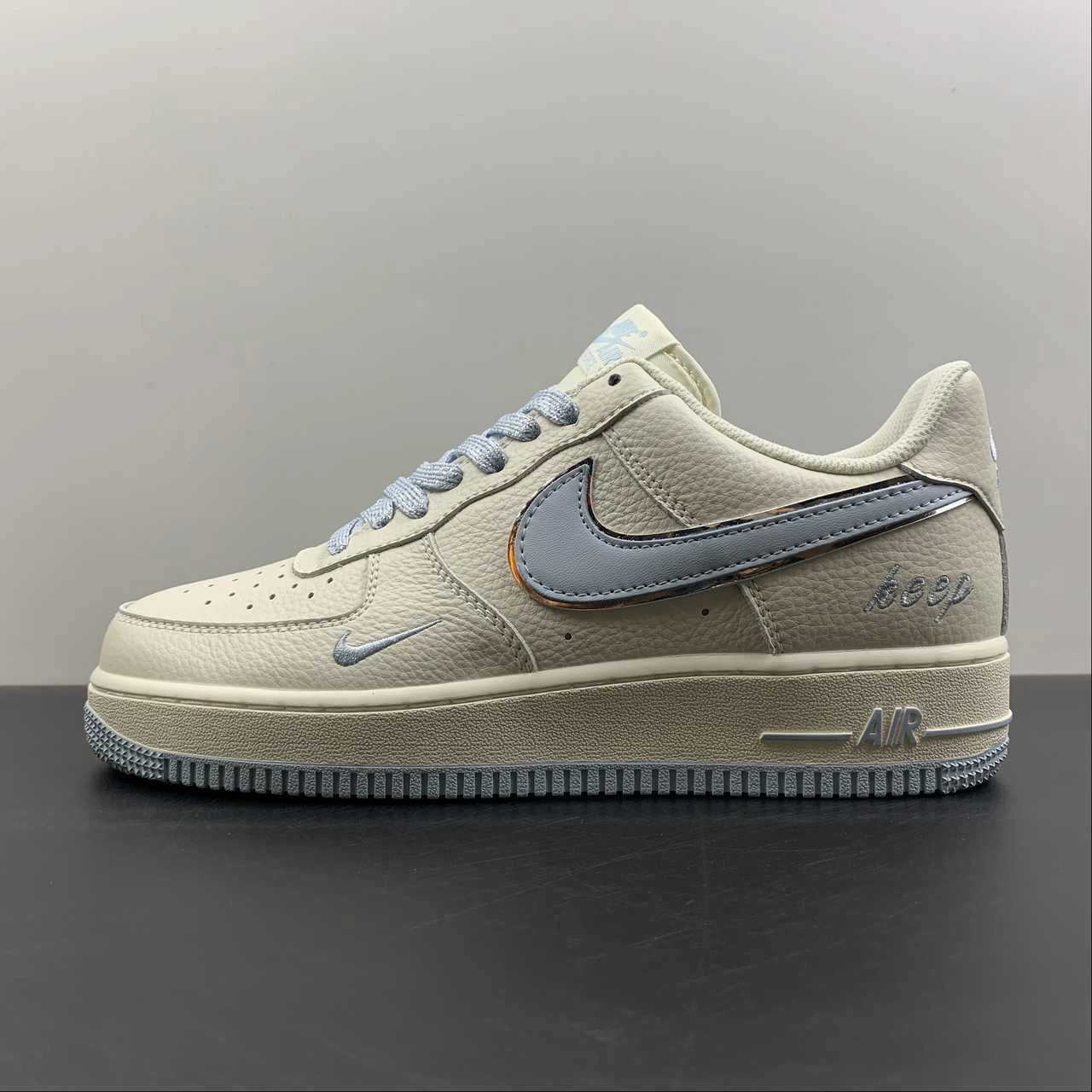 Air Force 1 07 Low Keep Fresh Beige Light Blue Silver BM1996-099 Airy Fit Vine Step