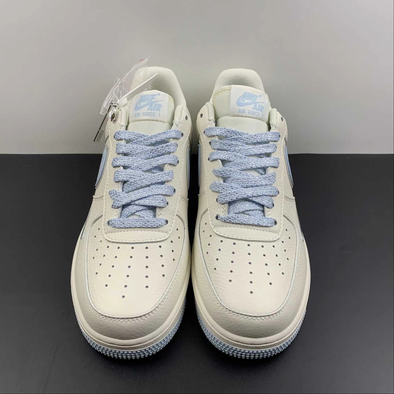 Fit Anywhere Air Force 1 07 Low Keep Fresh Beige Light Blue Silver BM1996-099