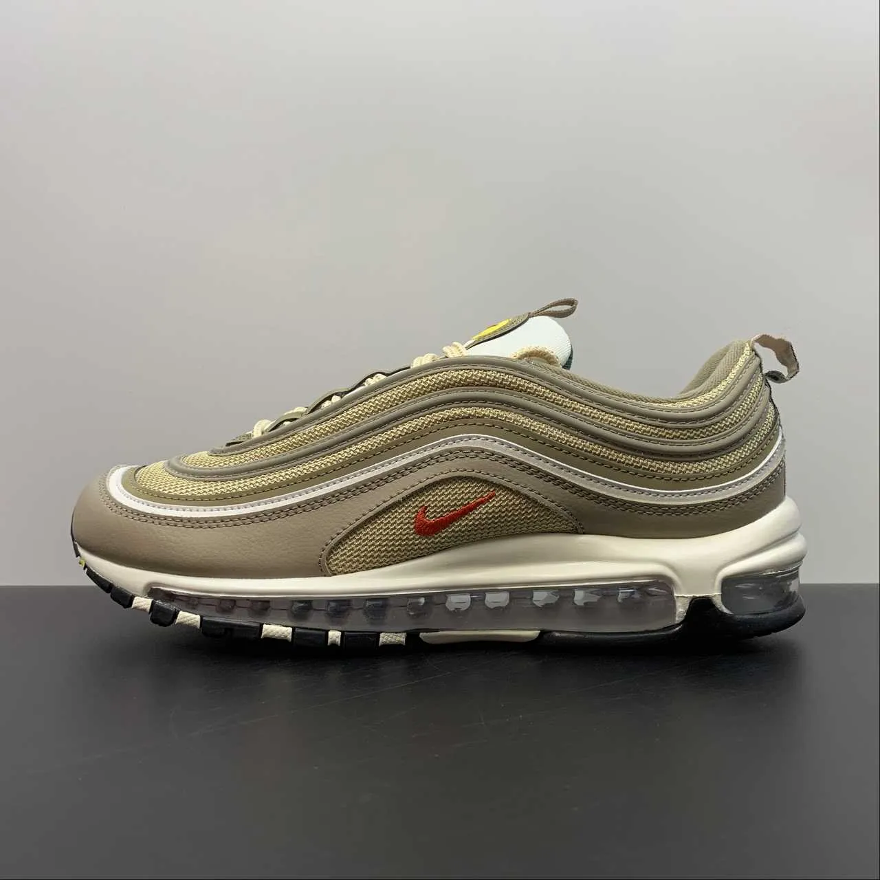 Speed Response carbon fiber plate Air Max 97 Khaki Sesame Sail Picante Red FD0357-247