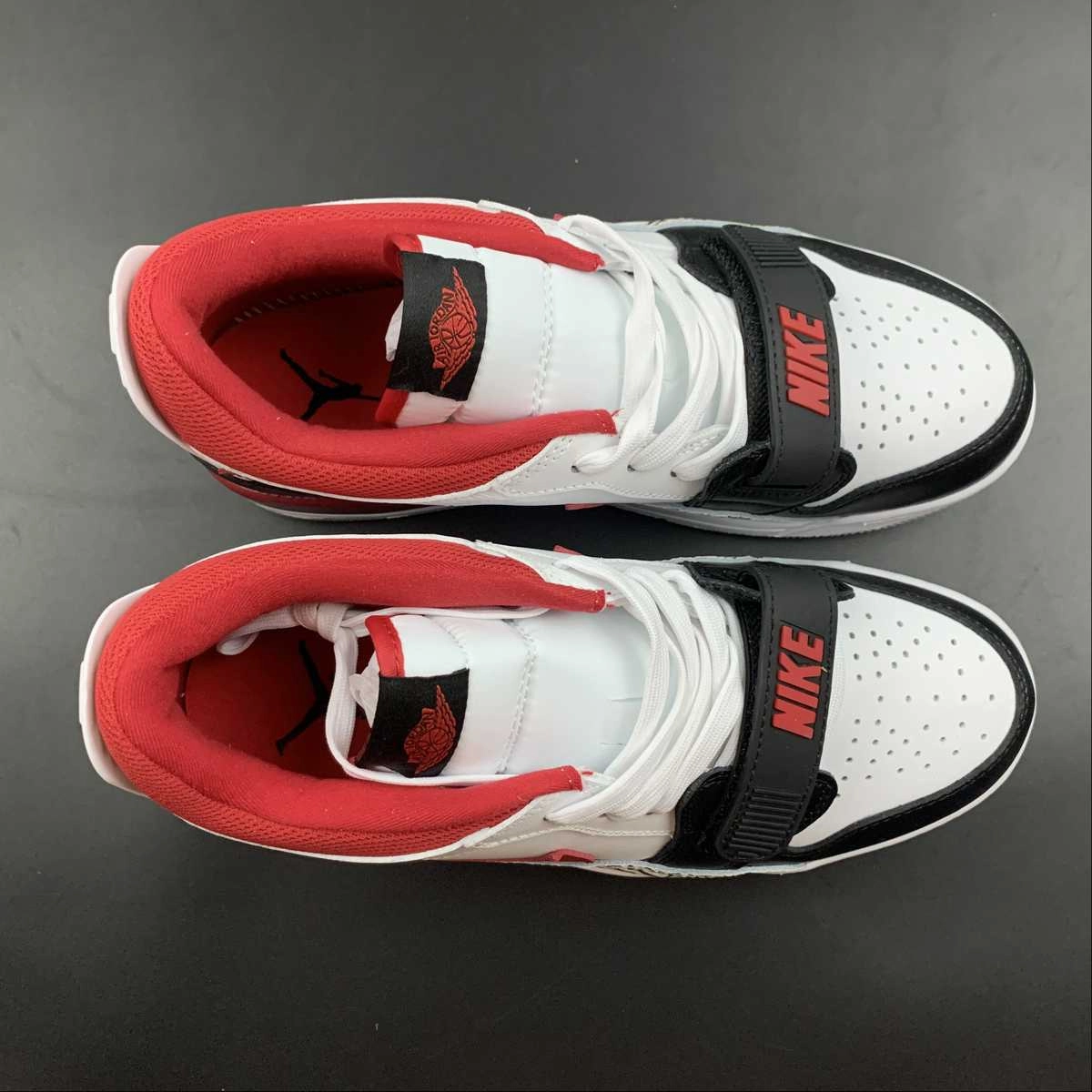 Elasticated Sides Air Jordan Legacy 312 Low Red White CD7069-160