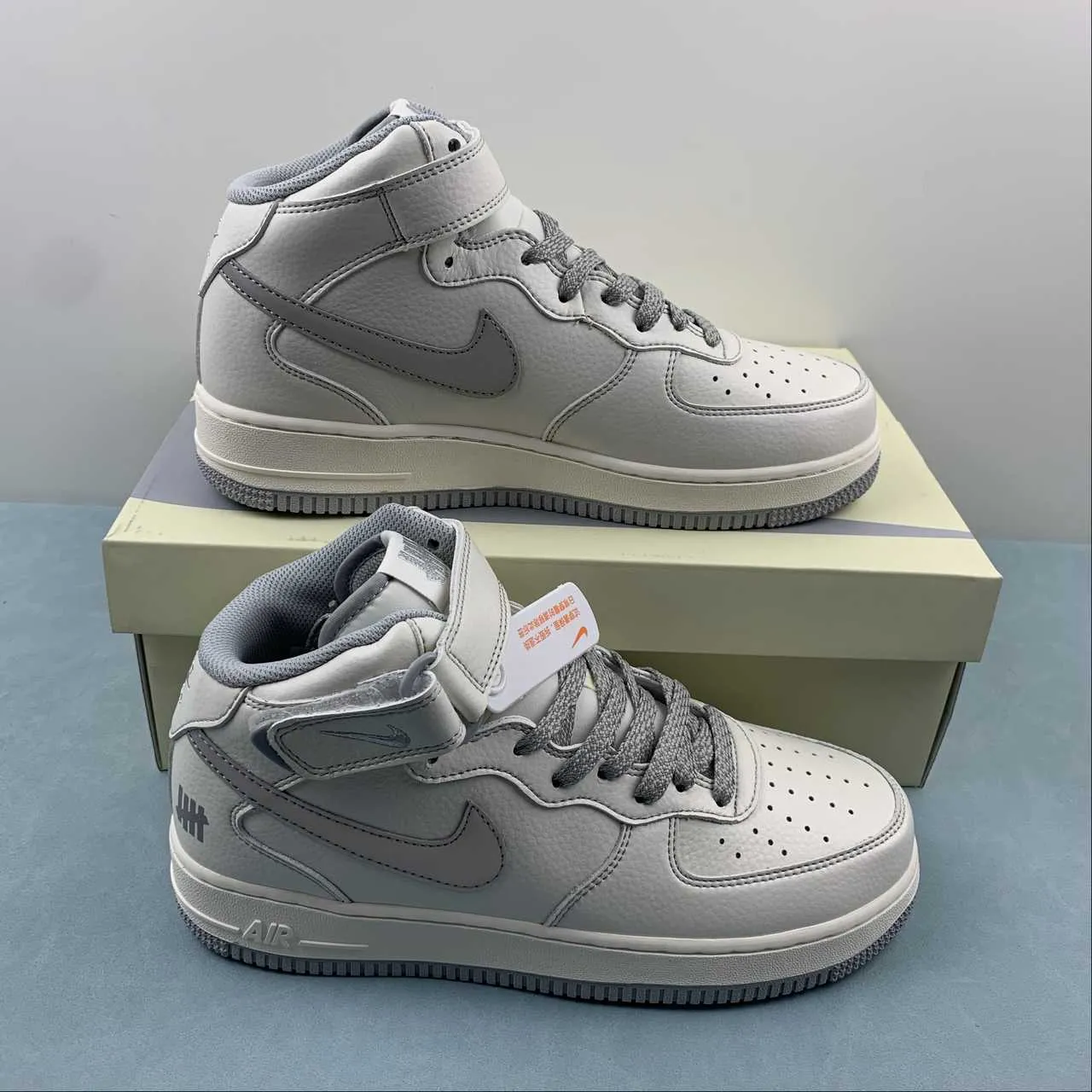 Air Force 1 07 Mid White Dark Grey AO6617-306 Effortless Motion