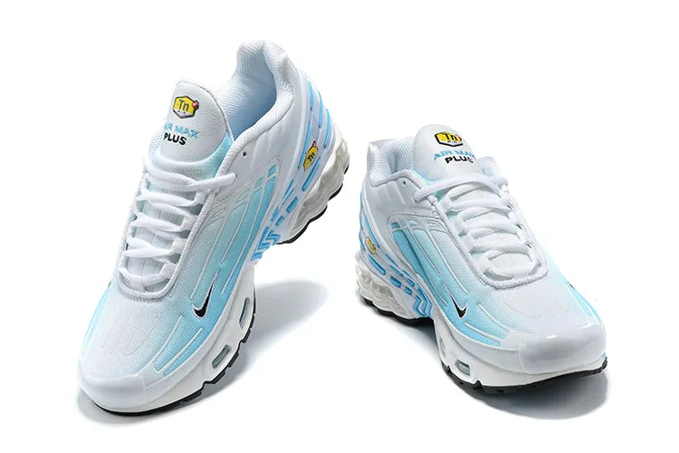 Air Max Plus 3 White Black Laser Blue CD6871-101 trail runners' shoes barefoot - running - style