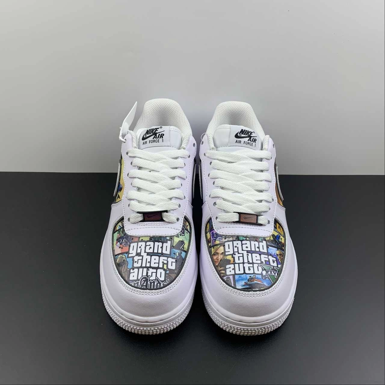 Move Naturally College Trend Air Force 1 07 Low Xavier White Black CW2288-302