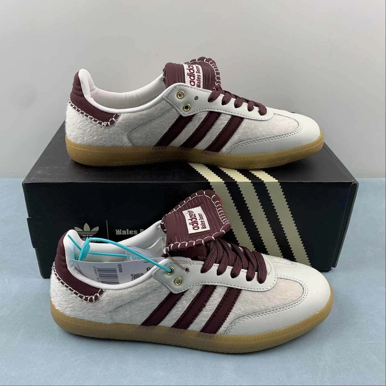 Comfy Wear Wales Bonner x Adidas Samba Pony Cream White Mystery Brown IE0586