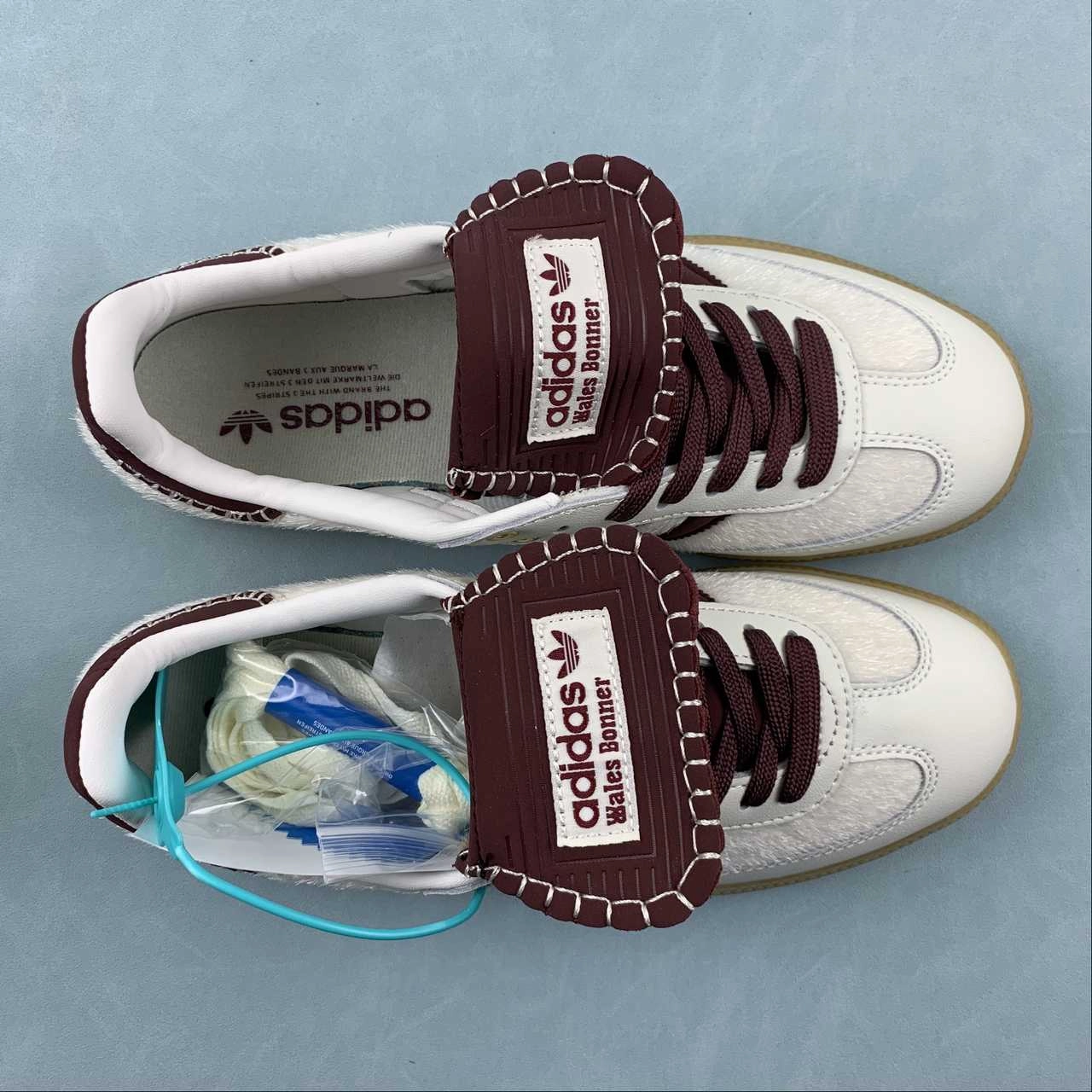 Wales Bonner x Adidas Samba Pony Cream White Mystery Brown IE0586 Hassle free