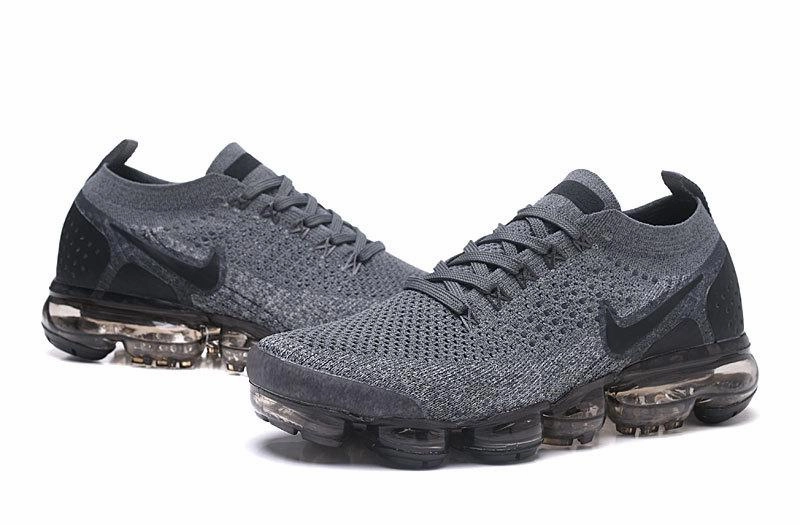 Air VaporMax Flyknit 2.0 Grey 942842-030 Barefoot Shoe Tech Recycled Synthetic Upper