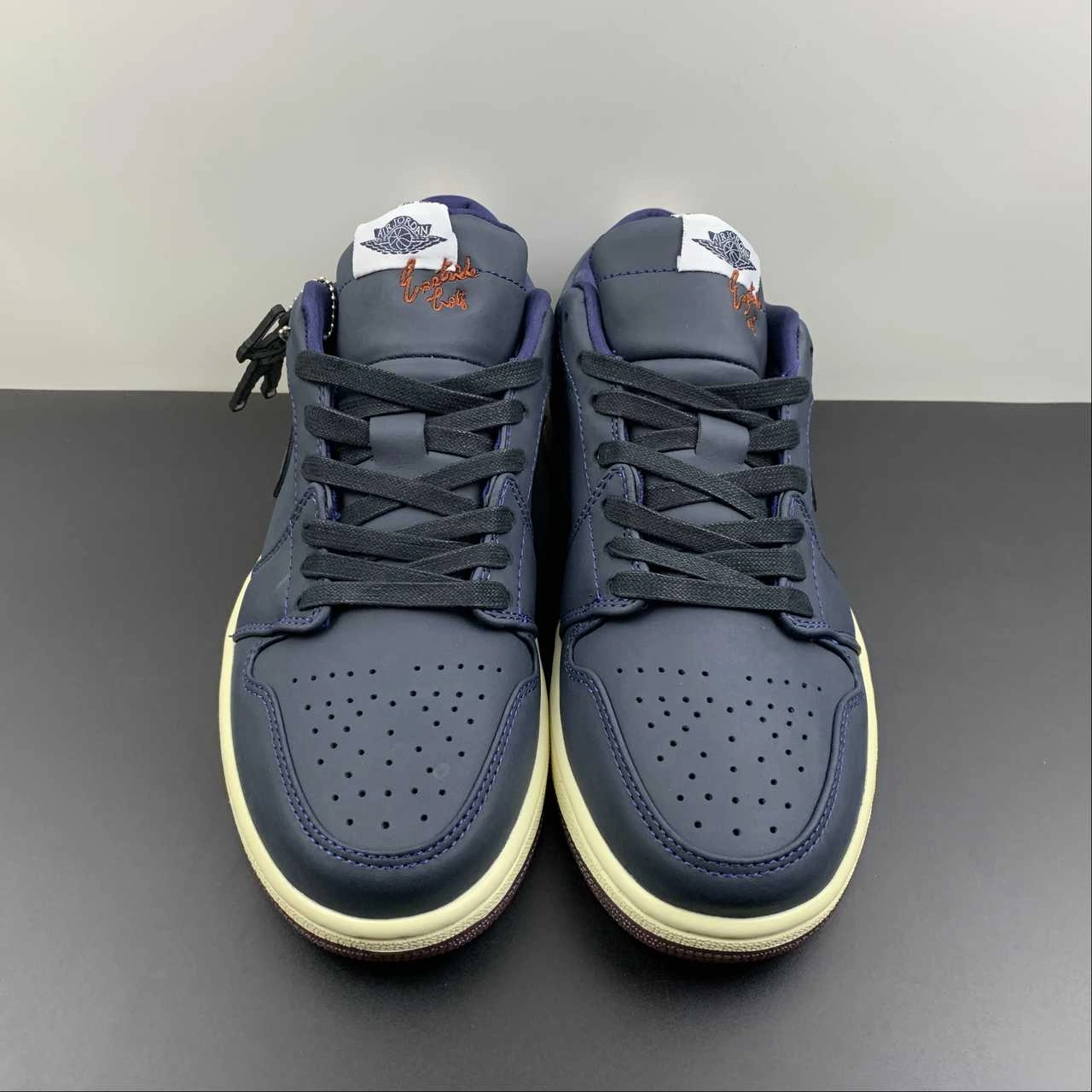 Air Jordan 1 Low Eastside Golf Out of the Mud Midnight Navy Burnt Sunrise DV1759-448 Fashion-forward materials