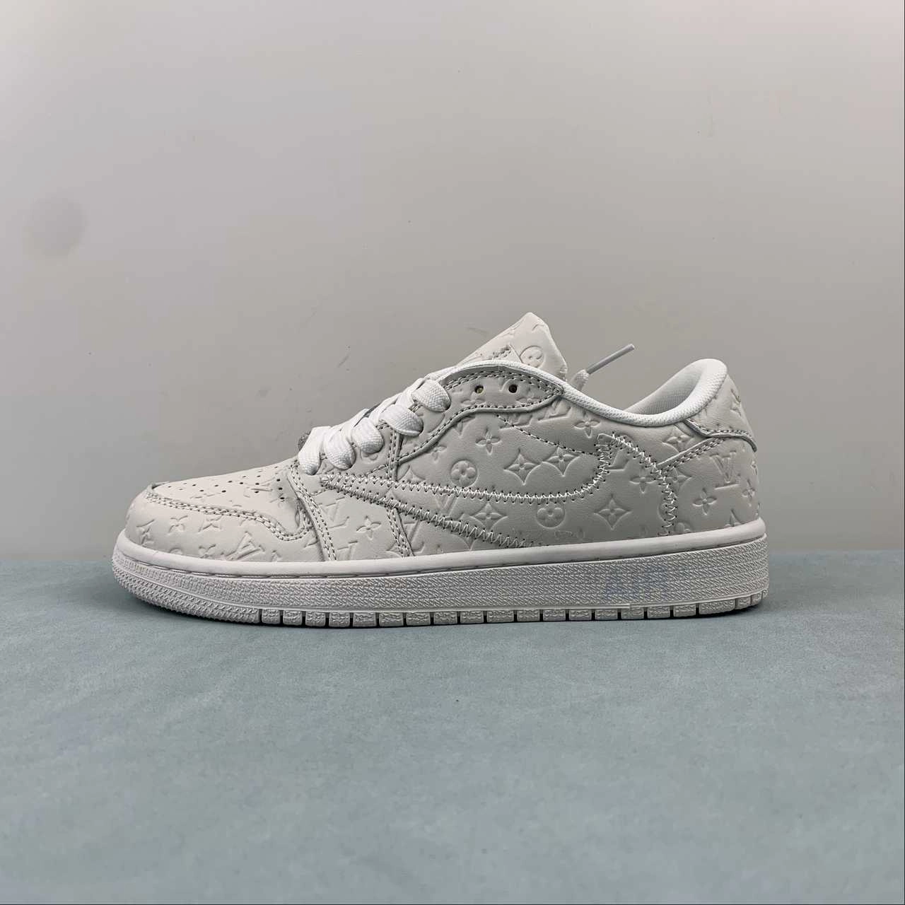 Quick Ride Off-White x Travis Scott x LV x Air Jordan 1 Low White MS0232