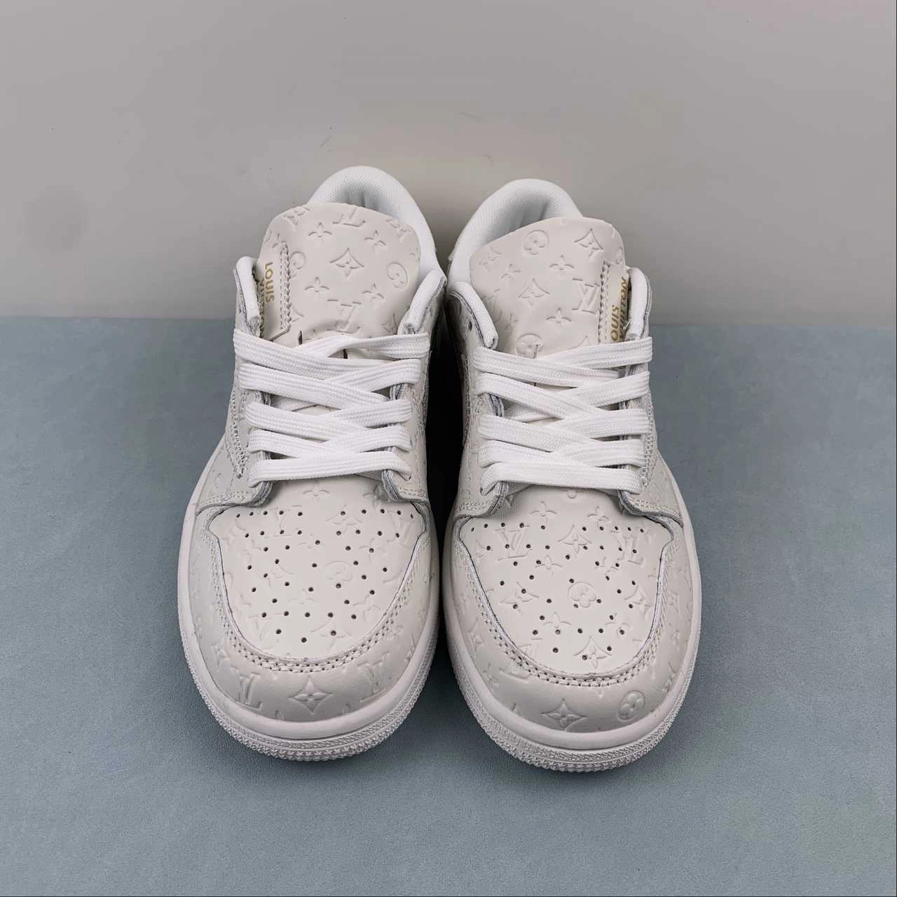 Pace Drive Off-White x Travis Scott x LV x Air Jordan 1 Low White MS0232
