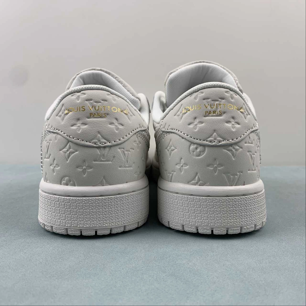 Off-White x Travis Scott x LV x Air Jordan 1 Low White MS0232 Resilient Form