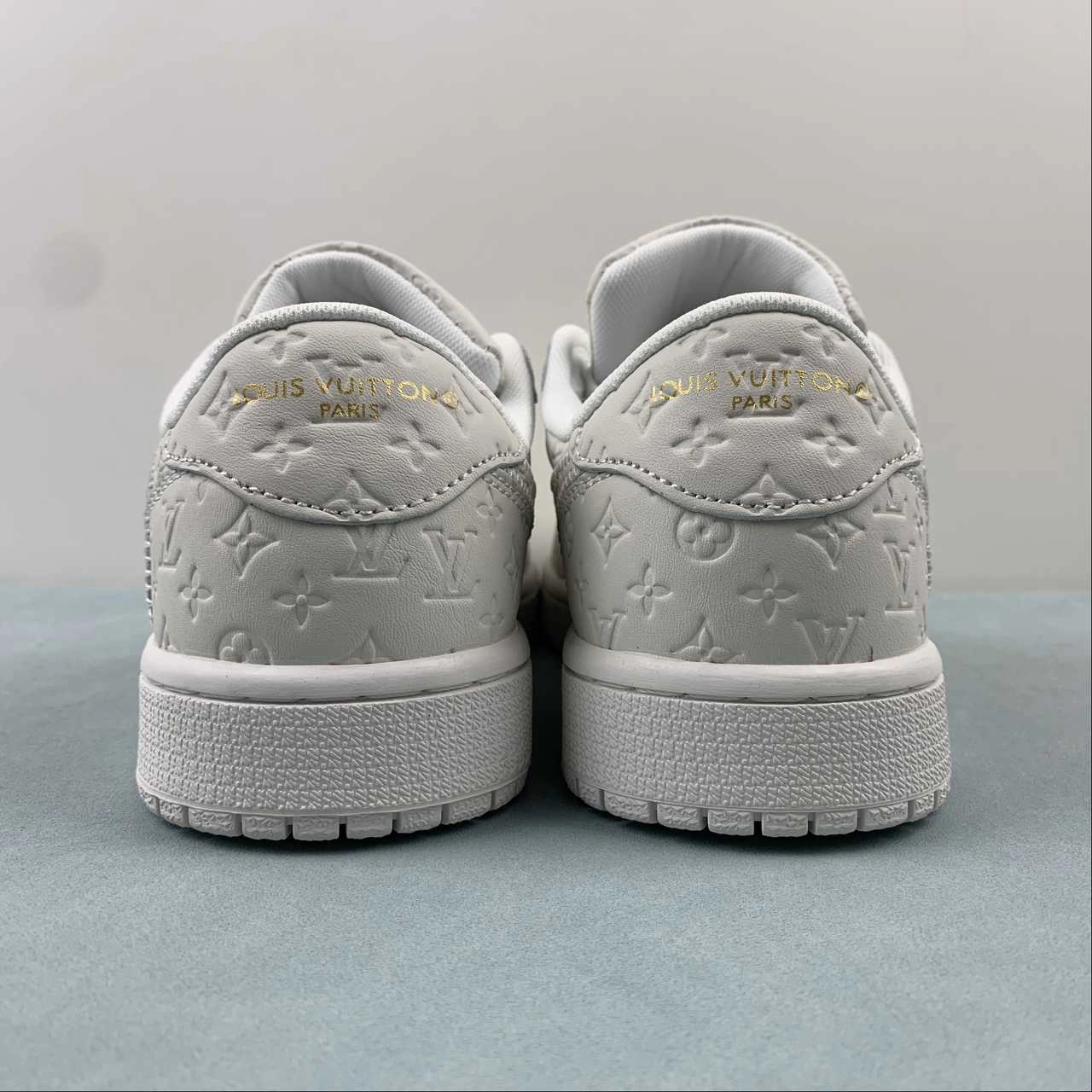Off-White x Travis Scott x LV x Air Jordan 1 Low White MS0232 Comfortable Straps Ultra Responsive Cushion