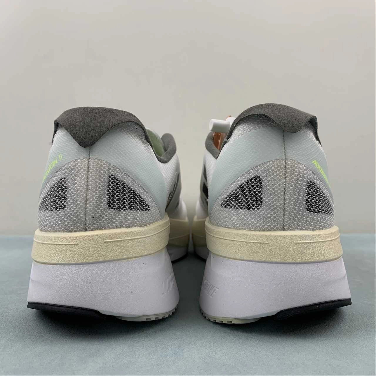 casual runners' shoes gymnastic shoes Adidas ADIZERO Boston 11 Crystal White Night Metallic Linen Green GY8407