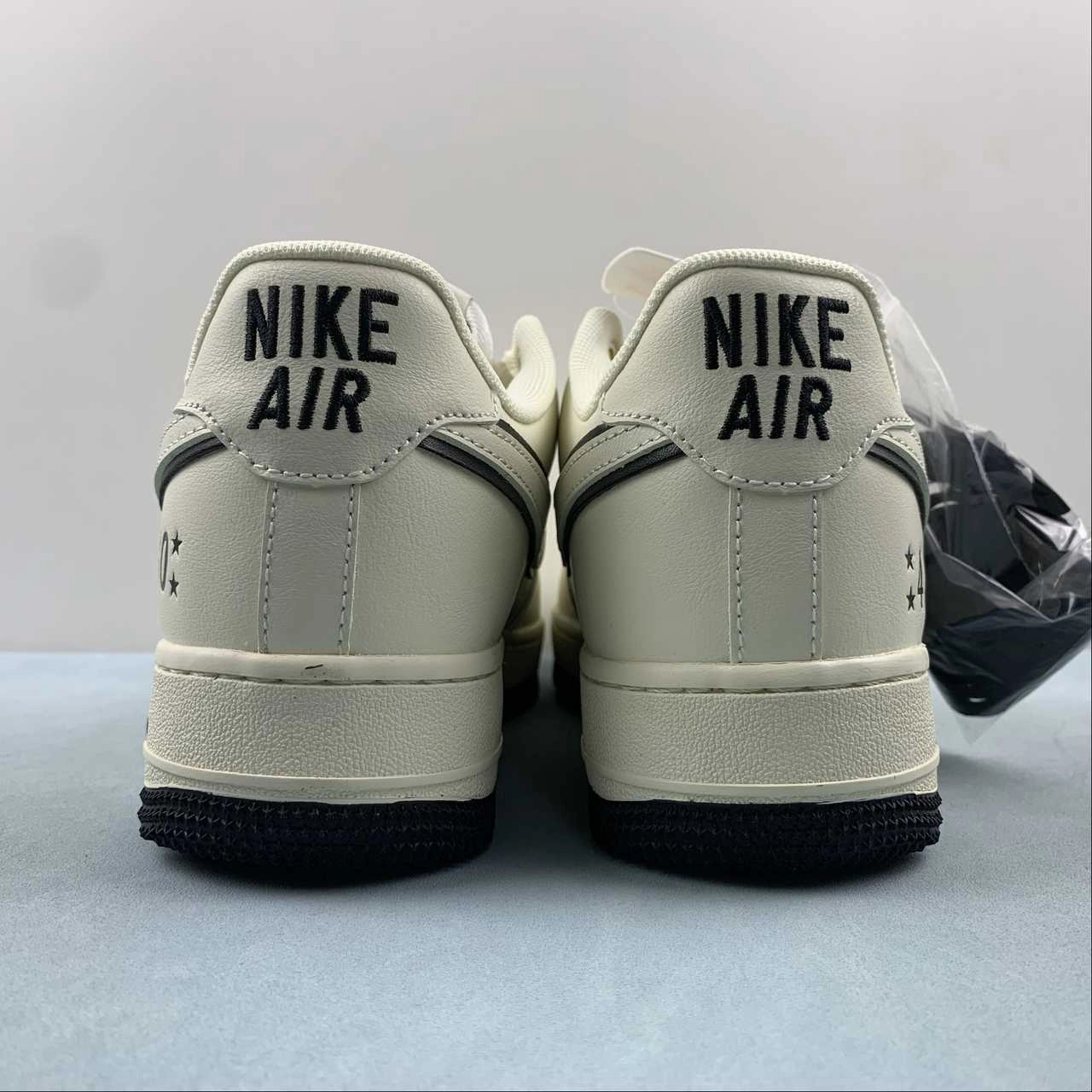 Clean Movement Pastel tone Air Force 1 07 Low Cream Black Metallic Gold DQ7658-108