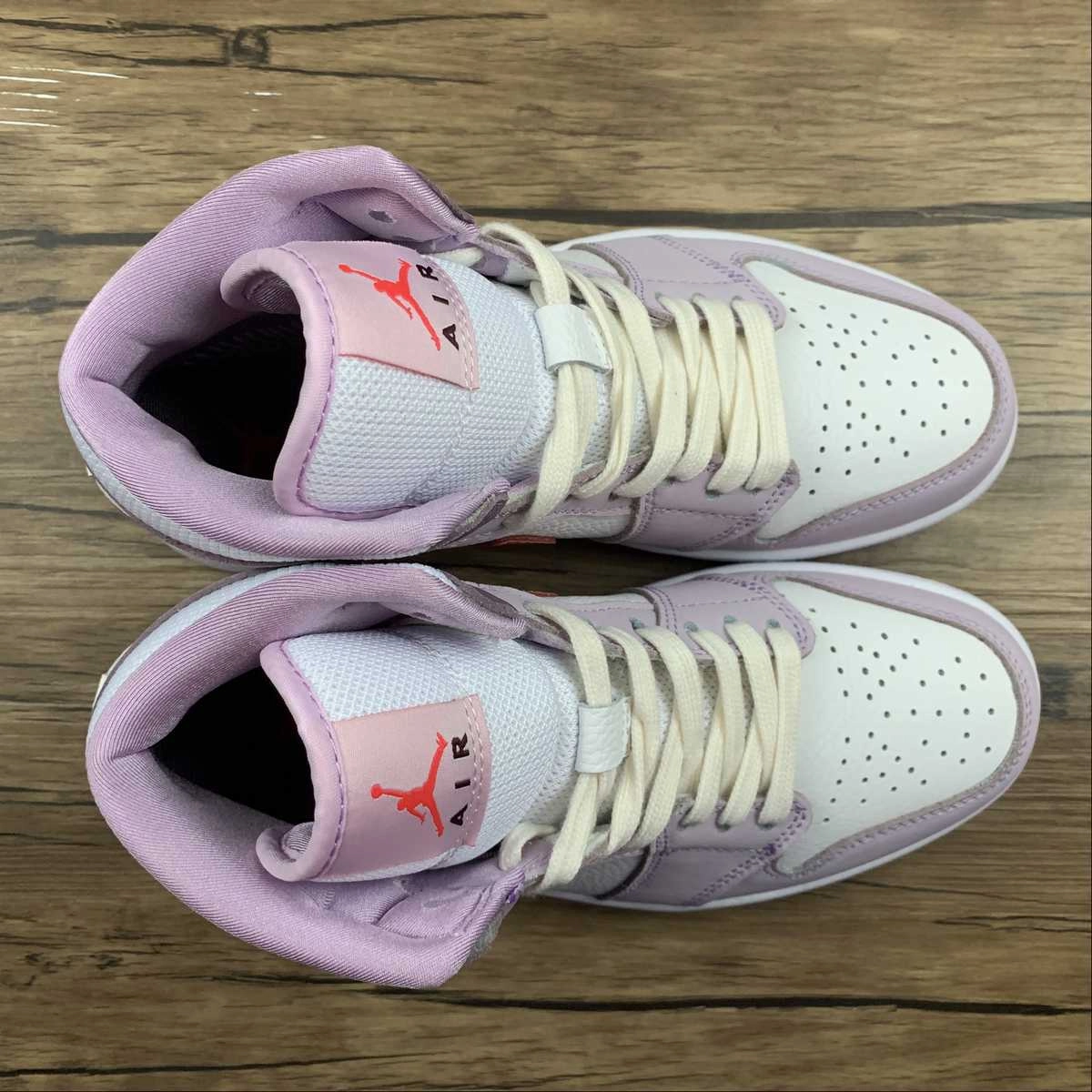 Athletic Performance Air Jordan 1 Mid Iris Whisper Siren Red