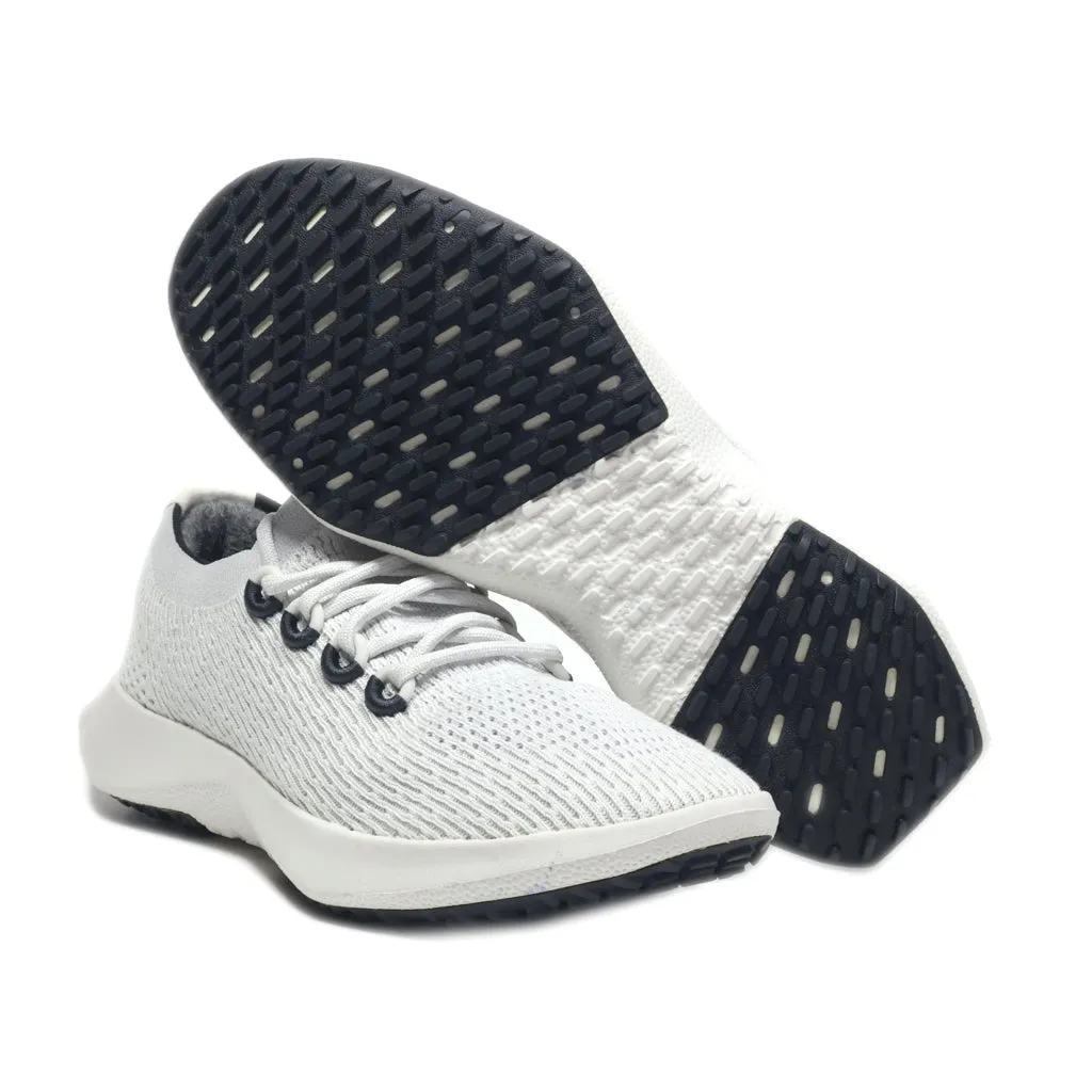 Allbirds Tree Dasher 2 Sport Shoes Wool White Colour For Men