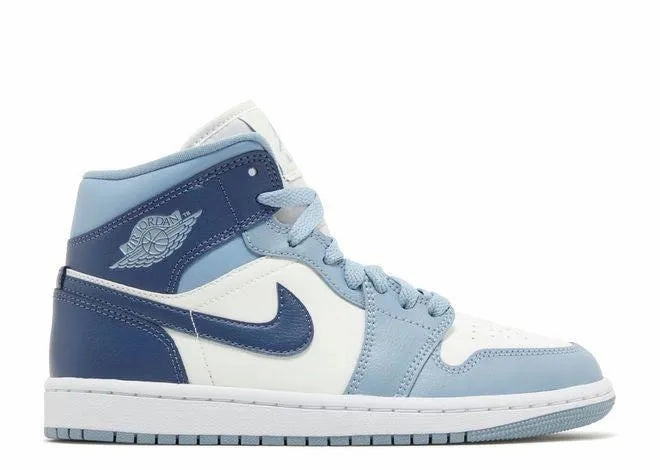 Non Toxic Construction Every Season Air Jordan 1 Mid Diffused Blue (W)