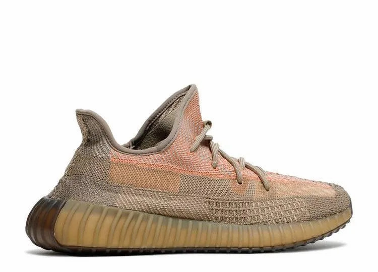 No Bulk Logo Bold Yeezy 350 V2 Sand Taupe