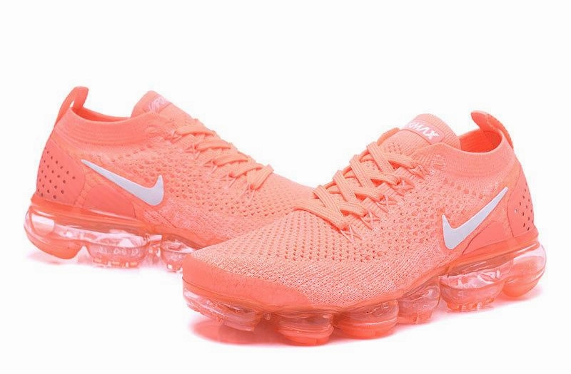 Air VaporMax Flyknit 2.0 Orange 942843-800 City Run Supportive Traction