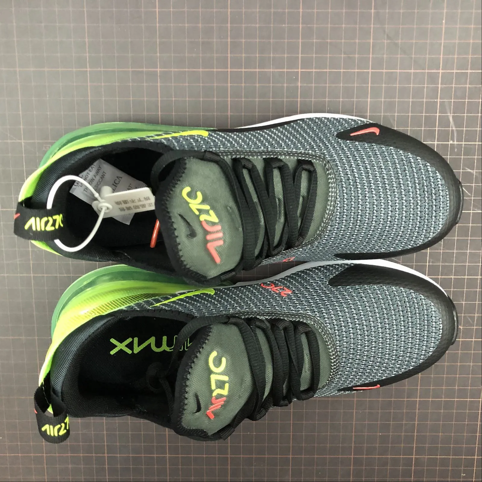 Air Max 270 Anthracite Volt-Black AQ9164-005 Functional utility Half   Size Available