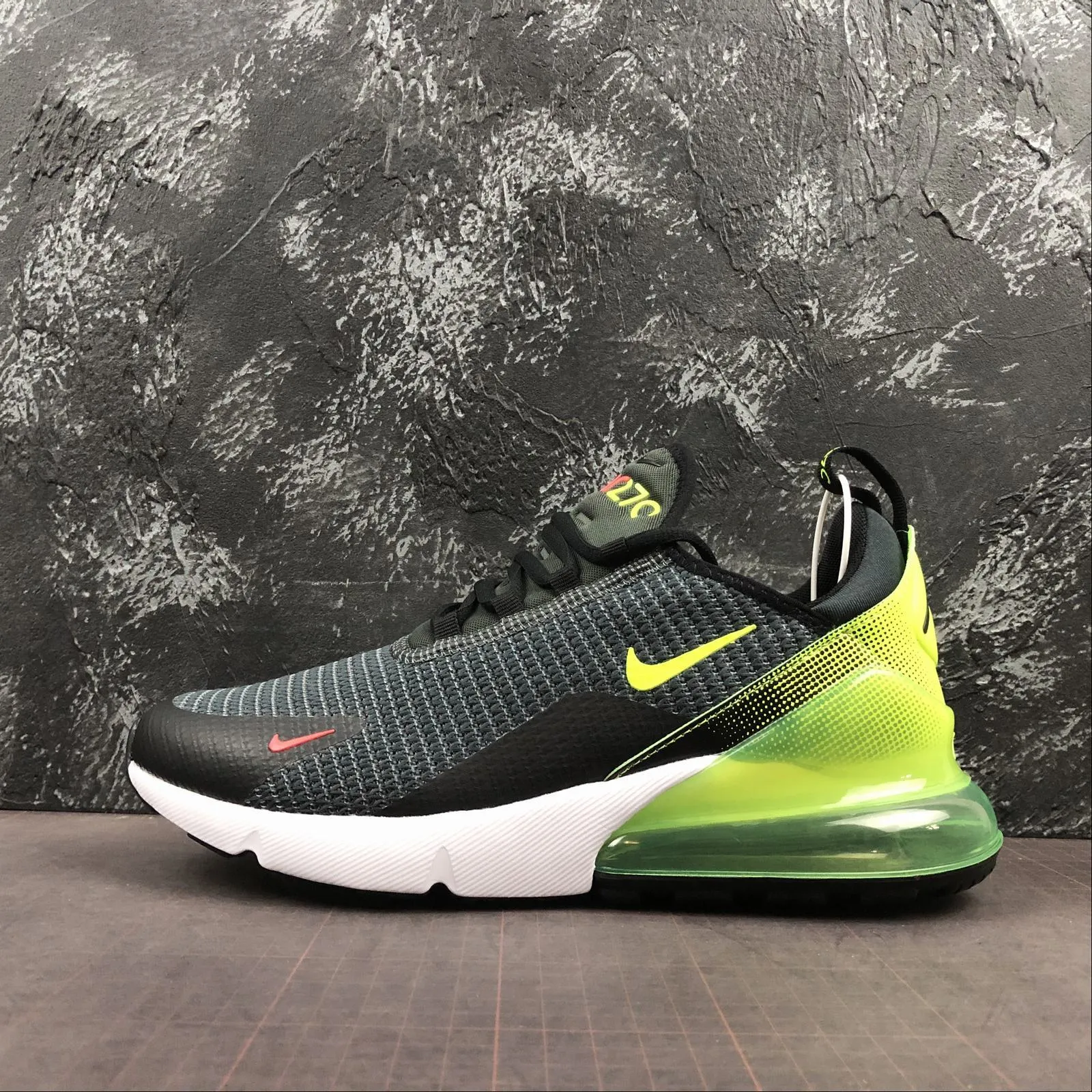 Air Max 270 Anthracite Volt-Black AQ9164-005 heel - strap shoes synthetic materials