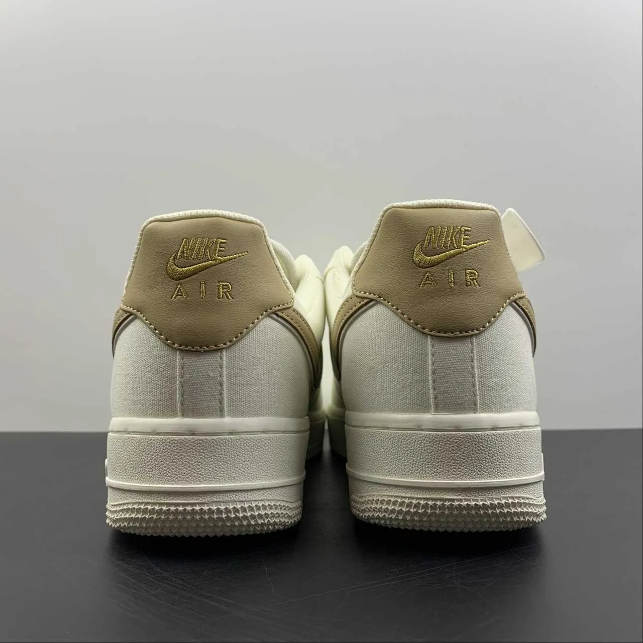 Drive Friendly Unisex Match Air Force 1 07 Low Beige Gold MN5696-509