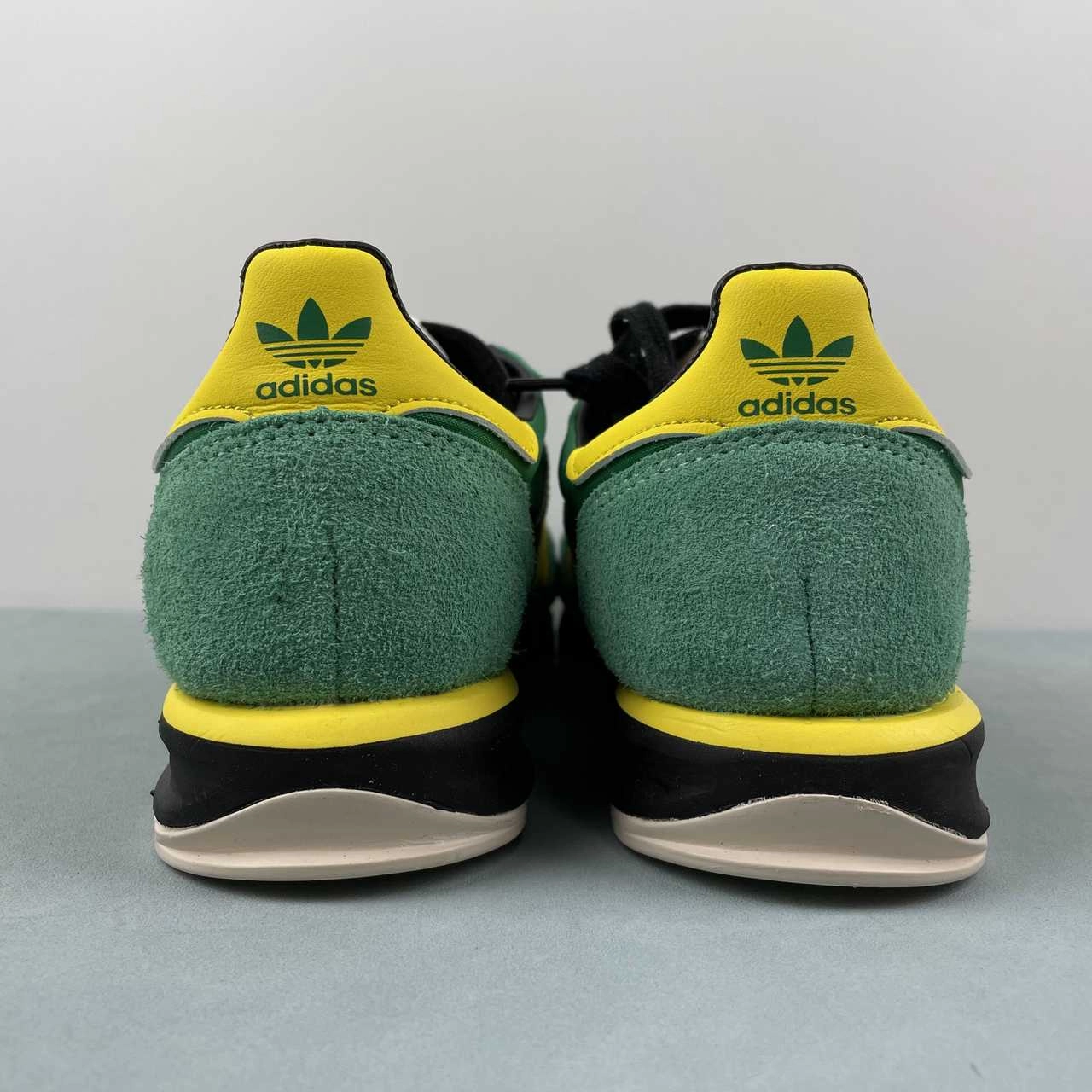 breathable nylon shoes recycled - material shoes Adidas SL 72 RS Green Yellow Core Black IG2133