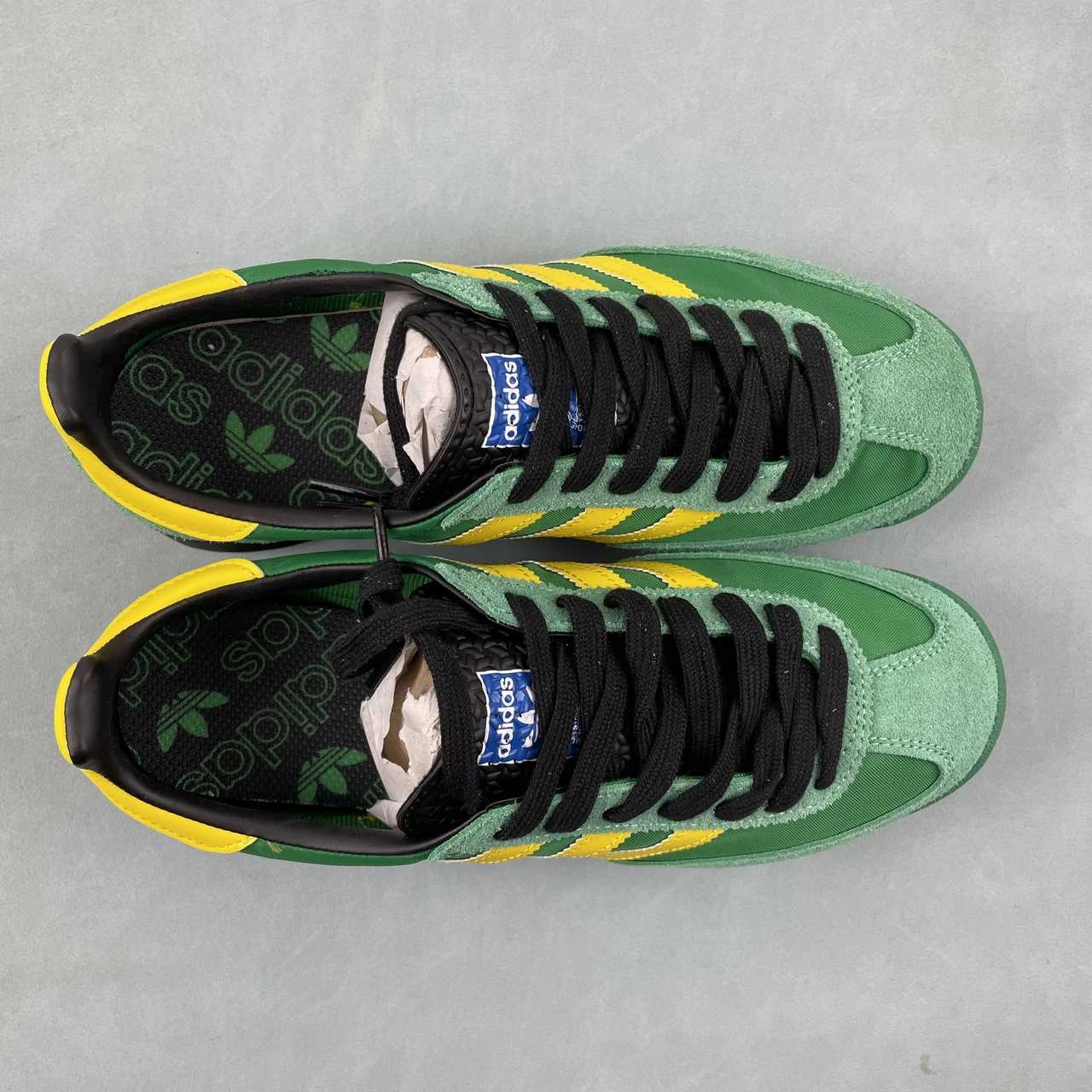 cushioned - footbed shoes Adidas SL 72 RS Green Yellow Core Black IG2133