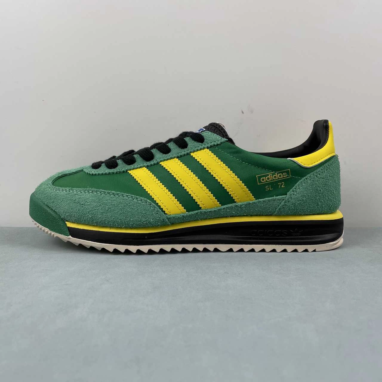 Adidas SL 72 RS Green Yellow Core Black IG2133 hikers' shoes smooth - surface - slipperiness shoes