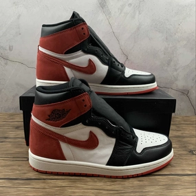 Air Jordan 1 Retro High OG Summit White Track Red-Black (2021) 555088-112 Lifestyle Athlete