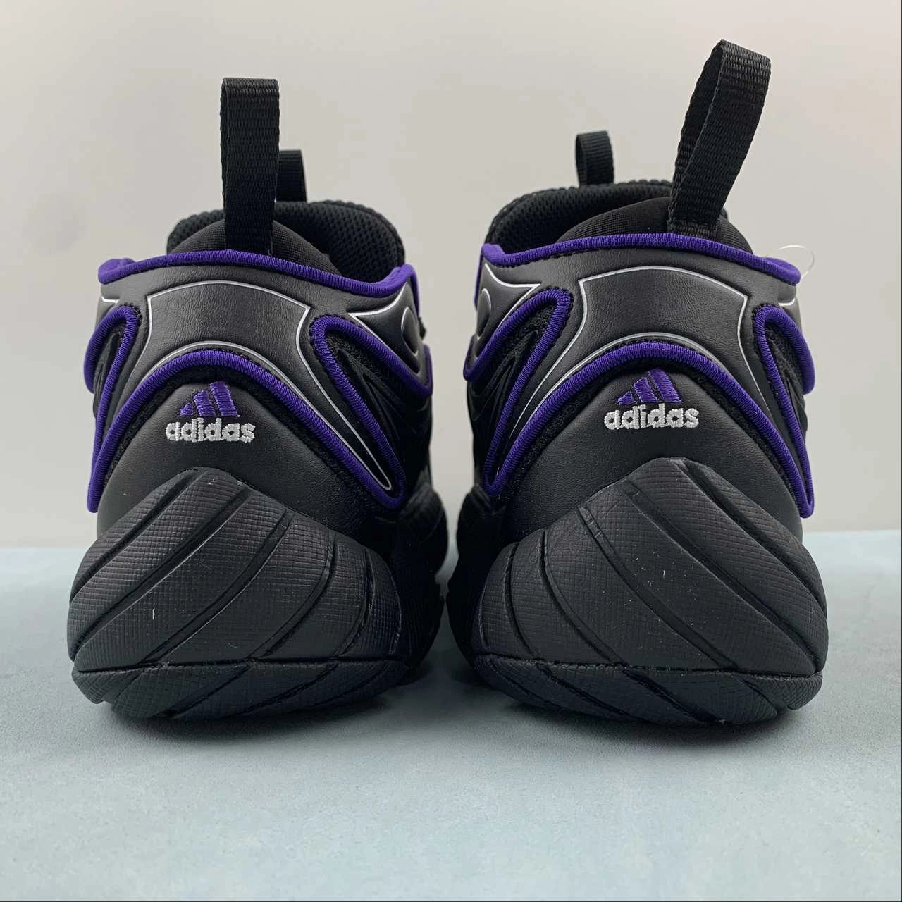 Slip-on Packer x Adidas Yeezy 500 Intimidation Core Black Purple Cloud White SJ2908