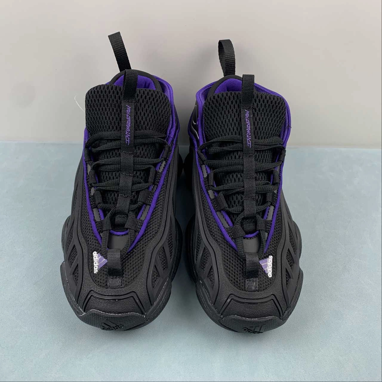 Packer x Adidas Yeezy 500 Intimidation Core Black Purple Cloud White SJ2908 competitive runners fabric - lining shoes
