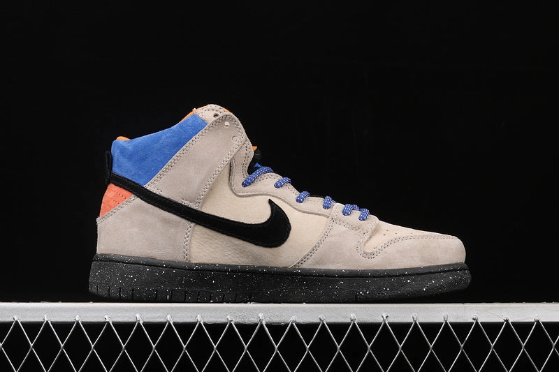 Padded shock absorption Dunk High Premium SB Acapulco Gold Grain Black Sandtrap Bright Mandarin 313171-207